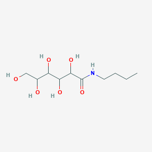 molecular formula C10H21NO6 B11961975 2,3,4,5,6-Pentahydroxy-hexanoic acid butylamide 