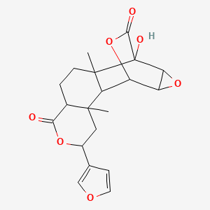 molecular formula C20H22O7 B1196198 蒂诺斯波里德 