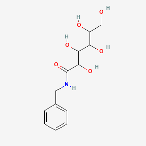 molecular formula C13H19NO6 B11961989 N-benzyl-2,3,4,5,6-pentahydroxyhexanamide CAS No. 5438-33-5