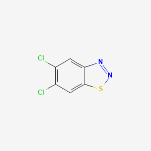 molecular formula C6H2Cl2N2S B1196199 5,6-Dichloro-1,2,3-benzothiadiazole CAS No. 23620-85-1