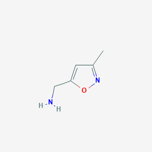 molecular formula C5H8N2O B119620 (3-Methylisoxazol-5-YL)methanamine CAS No. 154016-55-4