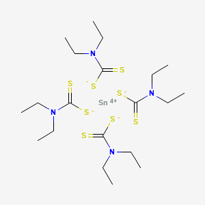 molecular formula C20H40N4S8Sn B1196202 Tin tetra(diethyldithiocarbamate) CAS No. 33790-72-6
