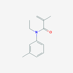 molecular formula C13H17NO B11962073 N-Ethyl-meta-methacrylotoluidide CAS No. 90207-27-5