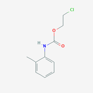 molecular formula C10H12ClNO2 B11962080 2-Chloroethyl o-tolylcarbamate CAS No. 90869-76-4