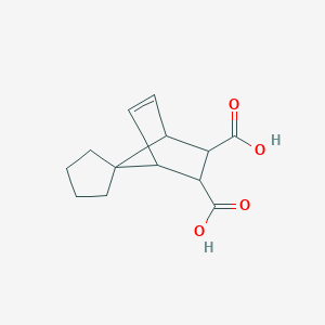 molecular formula C13H16O4 B11962085 Spiro[bicyclo[2.2.1]hept-5-ene-7,1'-cyclopentane]-2,3-dicarboxylic acid CAS No. 106477-99-0
