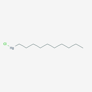 molecular formula C10H21ClHg B11962087 Chlorodecylmercury CAS No. 78571-20-7