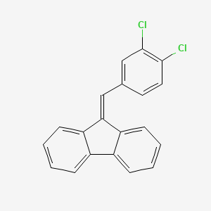 molecular formula C20H12Cl2 B11962128 9-(3,4-Dichlorobenzylidene)-9h-fluorene CAS No. 6967-18-6