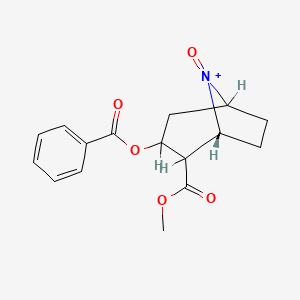 molecular formula C16H18NO5+ B1196214 Norcocaine nitroxide CAS No. 81652-42-8