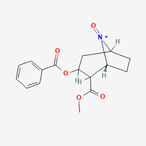 8-Azoniabicyclo(3.2.1)octane, 3-(benzoyloxy)-2-(methoxycarbonyl)-8-oxo-, (1R-(exo,exo))-