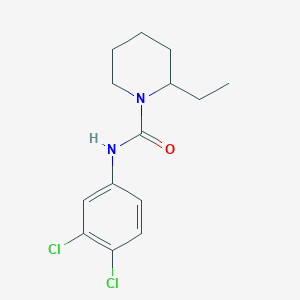 molecular formula C14H18Cl2N2O B11962213 N-(3,4-dichlorophenyl)-2-ethylpiperidine-1-carboxamide 