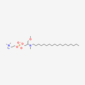 3,5-Dioxa-8-aza-4-phosphahexacosan-1-aminium, 4-hydroxy-7-(methoxymethyl)-N,N,N,8-tetramethyl-, hydroxide, inner salt, 4-oxide