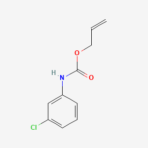 molecular formula C10H10ClNO2 B11962231 m-Chlorophenylcarbamic acid allyl ester CAS No. 25070-79-5