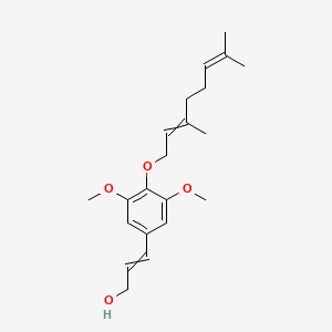 3-[4-(3,7-Dimethylocta-2,6-dienoxy)-3,5-dimethoxyphenyl]prop-2-en-1-ol