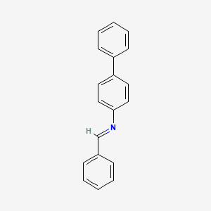 molecular formula C19H15N B11962286 n-Benzylidene-4-biphenylamine CAS No. 13924-28-2