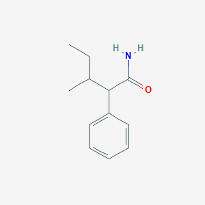 molecular formula C12H17NO B11962362 3-Methyl-2-phenylpentanamide CAS No. 14387-58-7