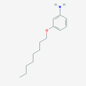 molecular formula C14H23NO B11962407 Benzenamine, 3-(octyloxy)- CAS No. 55792-46-6