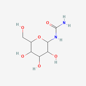 molecular formula C7H14N2O6 B11962448 Glucose ureide CAS No. 29315-87-5