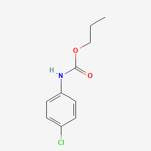 molecular formula C10H12ClNO2 B11962469 Propyl N-(4-chlorophenyl)carbamate CAS No. 121449-90-9