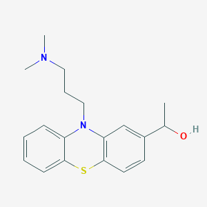 molecular formula C19H24N2OS B119625 1-[10-[3-(Dimethylamino)propyl]phenothiazin-2-yl]ethanol CAS No. 73644-43-6