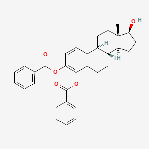 molecular formula C32H32O5 B1196252 4-Hydroxyestradiol-3,4-dibenzoate CAS No. 79795-26-9