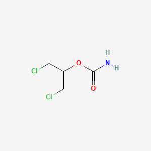 molecular formula C4H7Cl2NO2 B1196254 2-Chloro-1-(chloromethyl)ethyl carbamate CAS No. 587-01-9