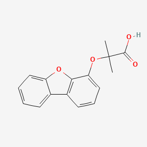 2-(4-Dibenzofuranyloxy)-2-methylpropionic acid