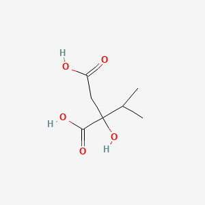 molecular formula C7H12O5 B1196257 2-Isopropylmalic acid CAS No. 3237-44-3