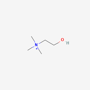 molecular formula C5H14NO+ B1196258 Choline CAS No. 62-49-7