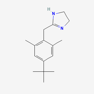 molecular formula C16H24N2 B1196259 Xylometazoline CAS No. 526-36-3