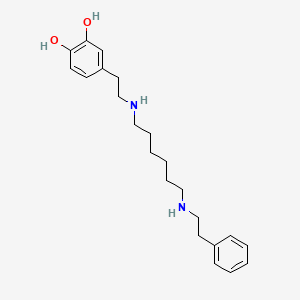 molecular formula C22H32N2O2 B1196262 Dopexamine CAS No. 86197-47-9