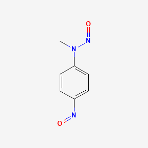 molecular formula C7H7N3O2 B1196263 N-Methyl-N,4-dinitrosoaniline CAS No. 99-80-9