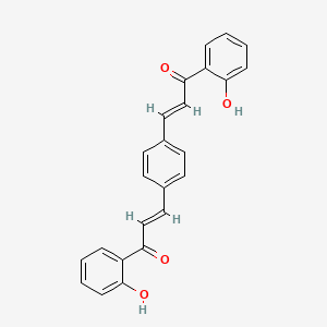 molecular formula C24H18O4 B11962653 alpha,alpha'-(1,4-Phenylenedimethylidyne)bis(2'-hydroxyacetophenone) CAS No. 27172-20-9