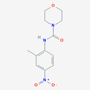 molecular formula C12H15N3O4 B11962662 N-(2-methyl-4-nitrophenyl)morpholine-4-carboxamide 
