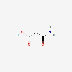 molecular formula C3H5NO3 B1196267 3-Amino-3-oxopropanoic acid CAS No. 2345-56-4