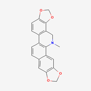 molecular formula C20H15NO4 B1196270 Dihydrosanguinarine CAS No. 3606-45-9