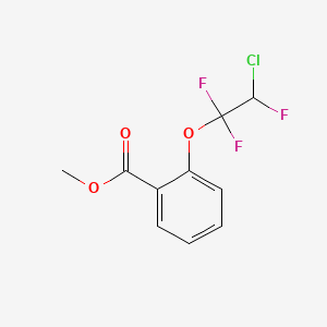 molecular formula C10H8ClF3O3 B11962773 Methyl 2-(2-chloro-1,1,2-trifluoroethoxy)benzoate CAS No. 490-66-4