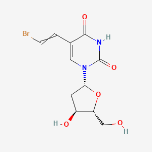 5-(2-bromoethenyl)-1-[(2R,4S,5R)-4-hydroxy-5-(hydroxymethyl)oxolan-2-yl]pyrimidine-2,4-dione