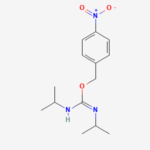 Carbamimidic acid, N,N'-bis(1-methylethyl)-, (4-nitrophenyl)methyl ester
