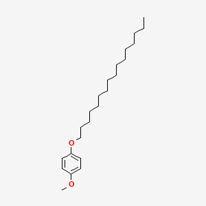 molecular formula C23H40O2 B11962841 Benzene, 1-hexadecyloxy)-4-methoxy- CAS No. 20743-99-1