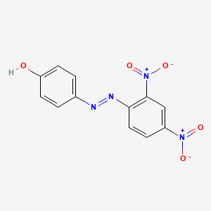 molecular formula C12H8N4O5 B1196286 4-(2,4-Dinitrophenylazo)phenol CAS No. 6690-51-3