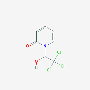 molecular formula C7H6Cl3NO2 B11962868 1-(2,2,2-trichloro-1-hydroxyethyl)-2(1H)-pyridinone CAS No. 202118-72-7