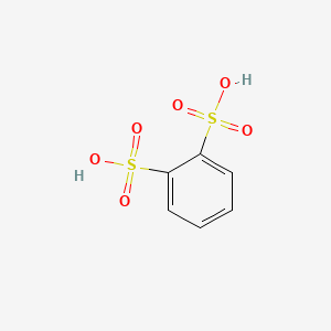 molecular formula C6H6O6S2 B1196288 1,2-Benzenedisulfonic acid CAS No. 30496-93-6