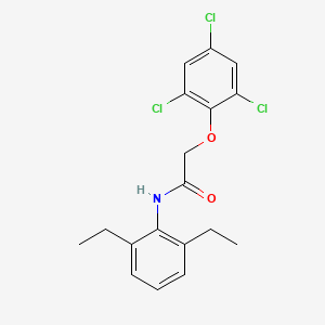 molecular formula C18H18Cl3NO2 B11962883 N-(2,6-diethylphenyl)-2-(2,4,6-trichlorophenoxy)acetamide CAS No. 853316-00-4
