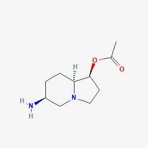 molecular formula C10H18N2O2 B1196289 Slaframine CAS No. 20084-93-9