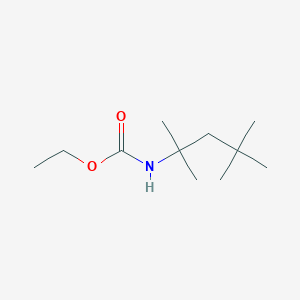 molecular formula C11H23NO2 B11962937 ethyl N-(2,4,4-trimethylpentan-2-yl)carbamate CAS No. 1837-62-3