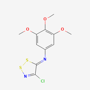 4-chloro-N-(3,4,5-trimethoxyphenyl)-5-dithiazolimine
