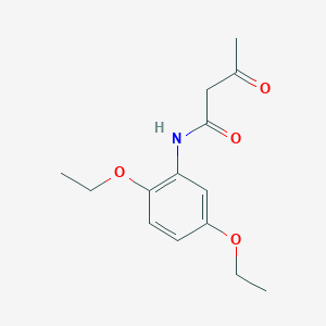 molecular formula C14H19NO4 B11963028 n-(2,5-Diethoxyphenyl)-3-oxobutanamide CAS No. 24293-40-1