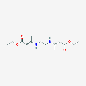molecular formula C14H24N2O4 B11963037 N,N'-di(1-methyl-2-carbethoxyvinyl)ethylenediamine CAS No. 1695-79-0