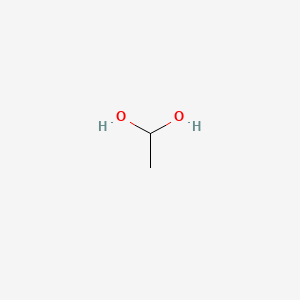molecular formula C2H6O2 B1196304 1,1-Ethanediol CAS No. 4433-56-1
