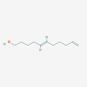 molecular formula C11H20O B11963091 Undeca-5,10-dien-1-ol 